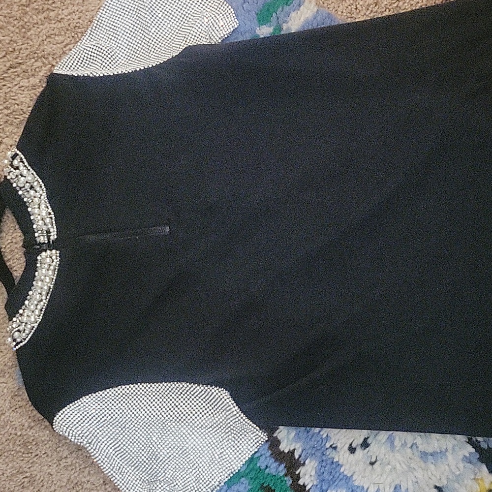 My Favorite Punk Shirt, Rhinestone Sleeves, Jeweled Neckline, Zip Back - Picture 8 of 11